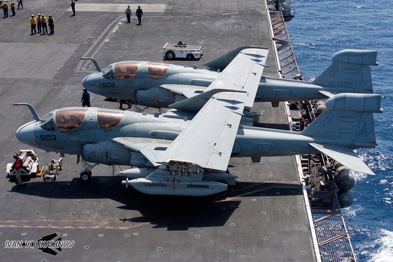 Illustration for article titled The EA-6B Prowler's Last Cruise Is Showcased In These Exclusive Photos